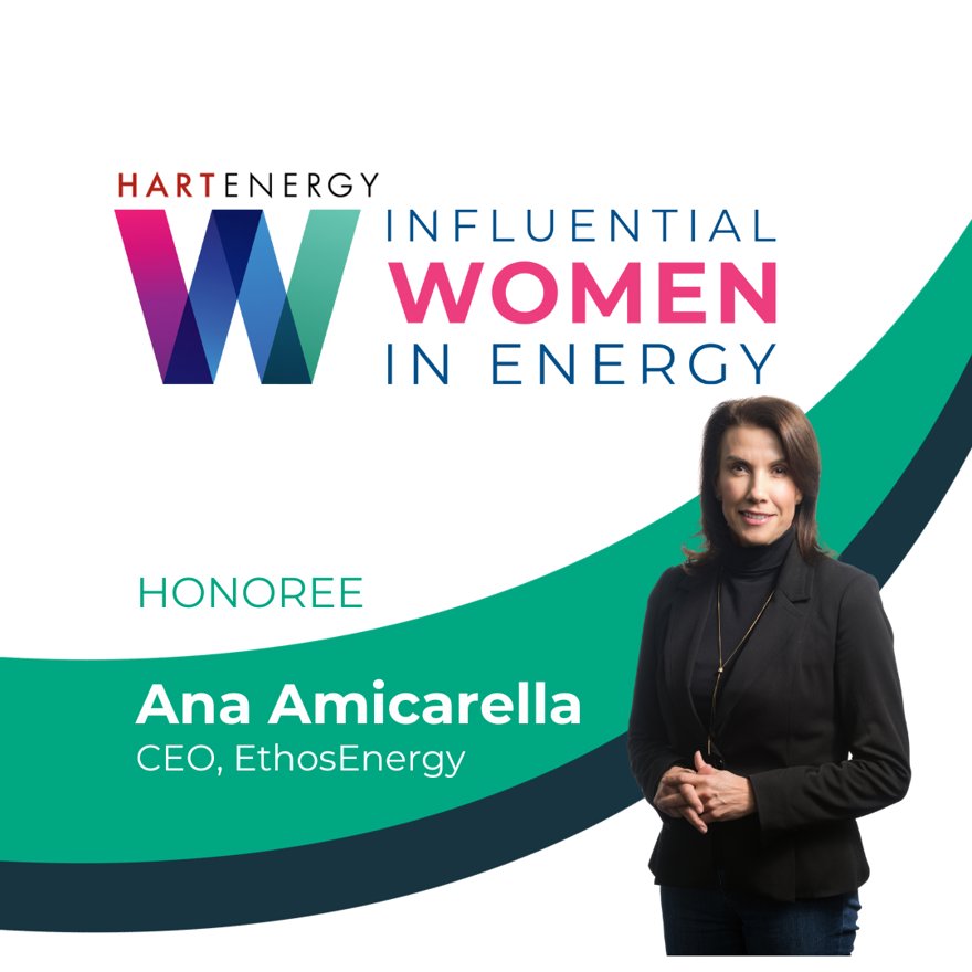 Ana Amicarella, CEO di EthosEnergy, è una delle donne influenti nel settore dell'energia del 2023