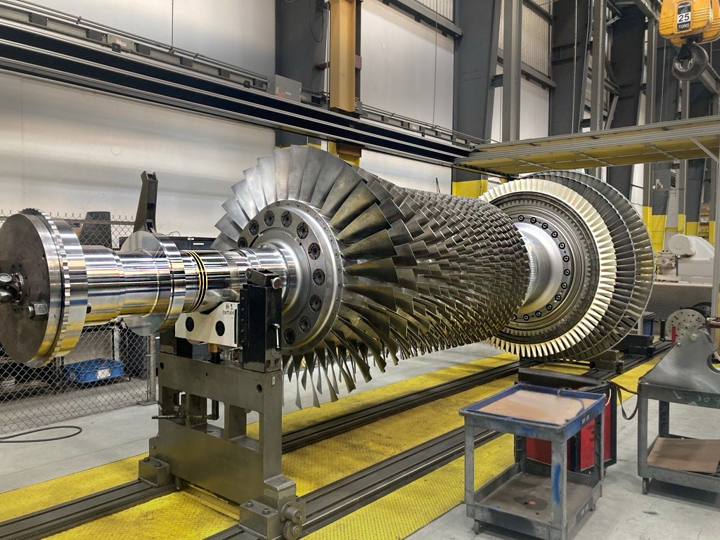 Frame 7F Gas Turbine - New Rotor Manufacturing